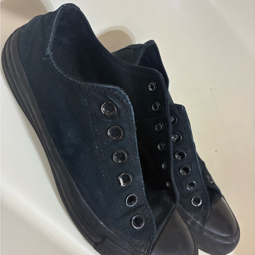 Converse Men's Black Canvas Sneakers
